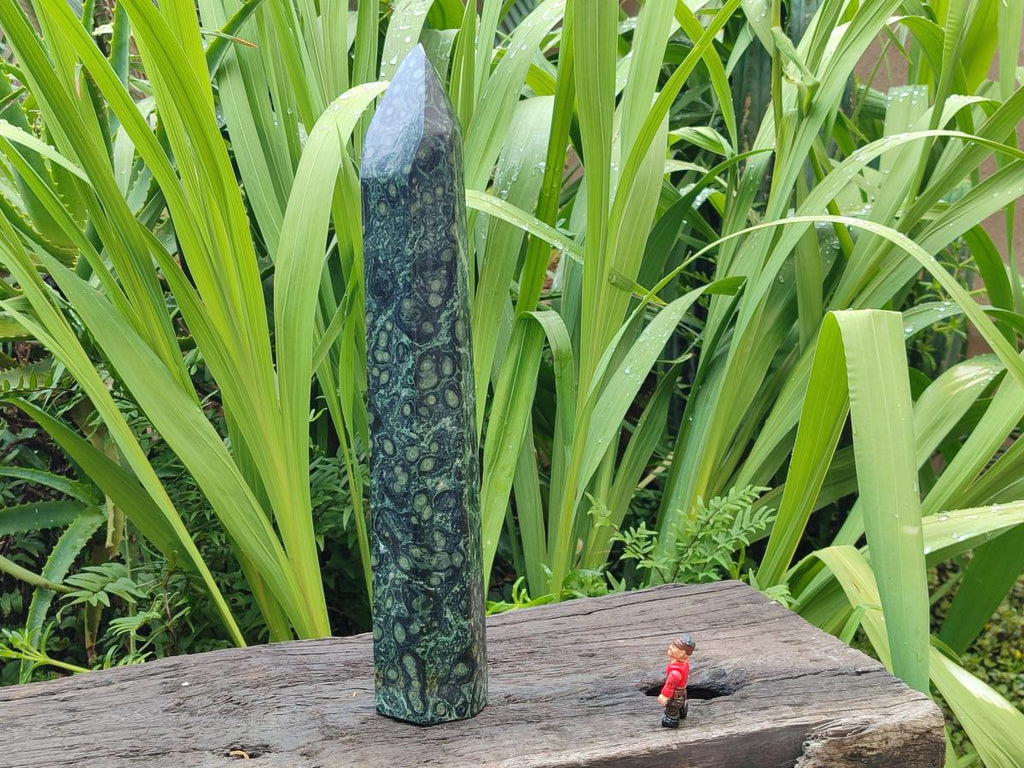 Polished Extra Long Stromatolite Display Tower x 1 From Katsepy, Madagascar