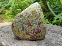 Polished Bastite Dragonsblood Stone Standing Free Forms x 2 From Tshipise, South Africa