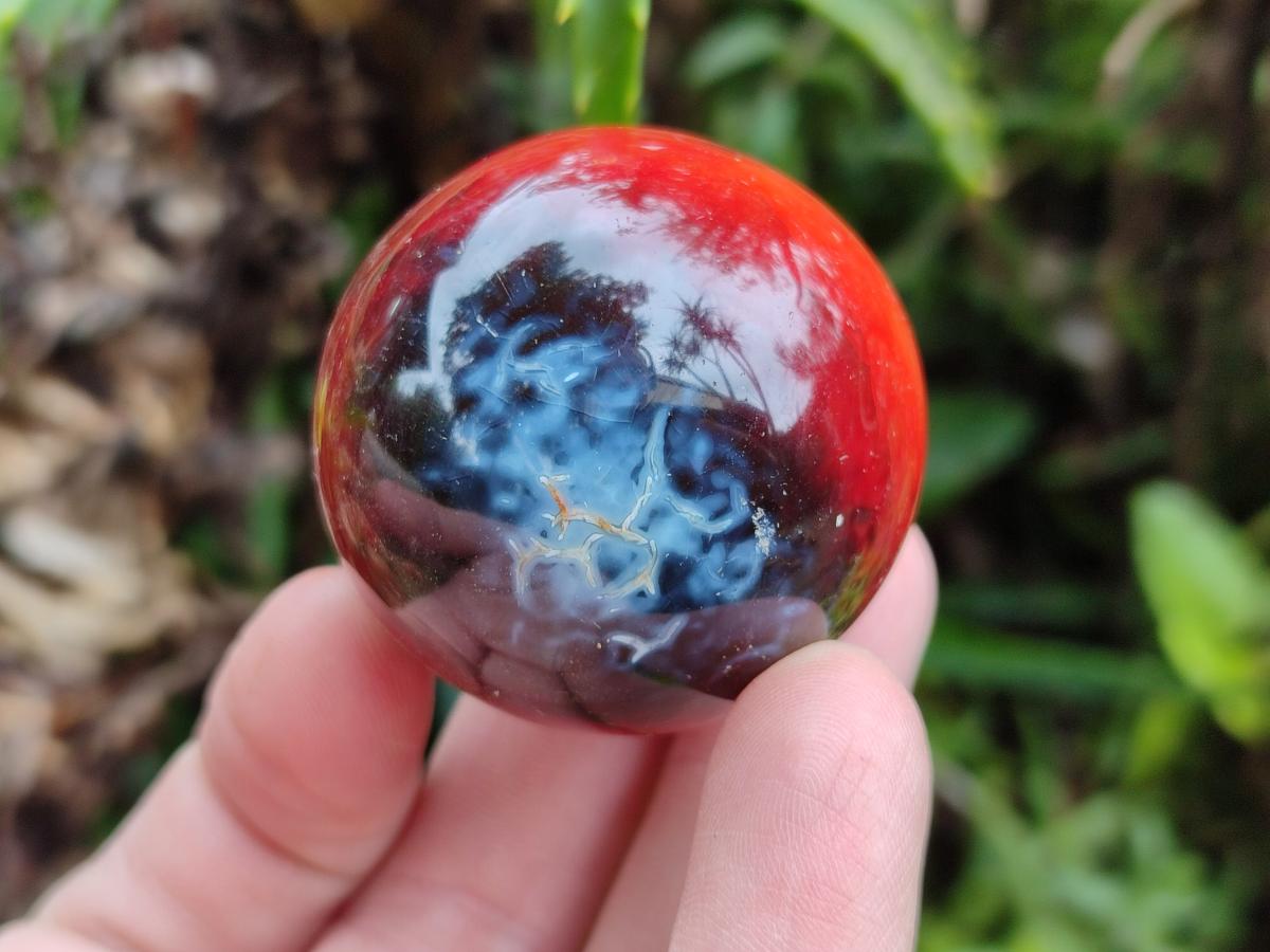 Polished Carnelian Agate Gemstone Spheres x 12 From Madagascar