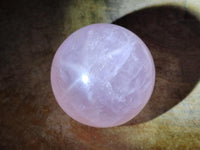 Polished Gemmy Star Rose Quartz Spheres x 2 From Madagascar