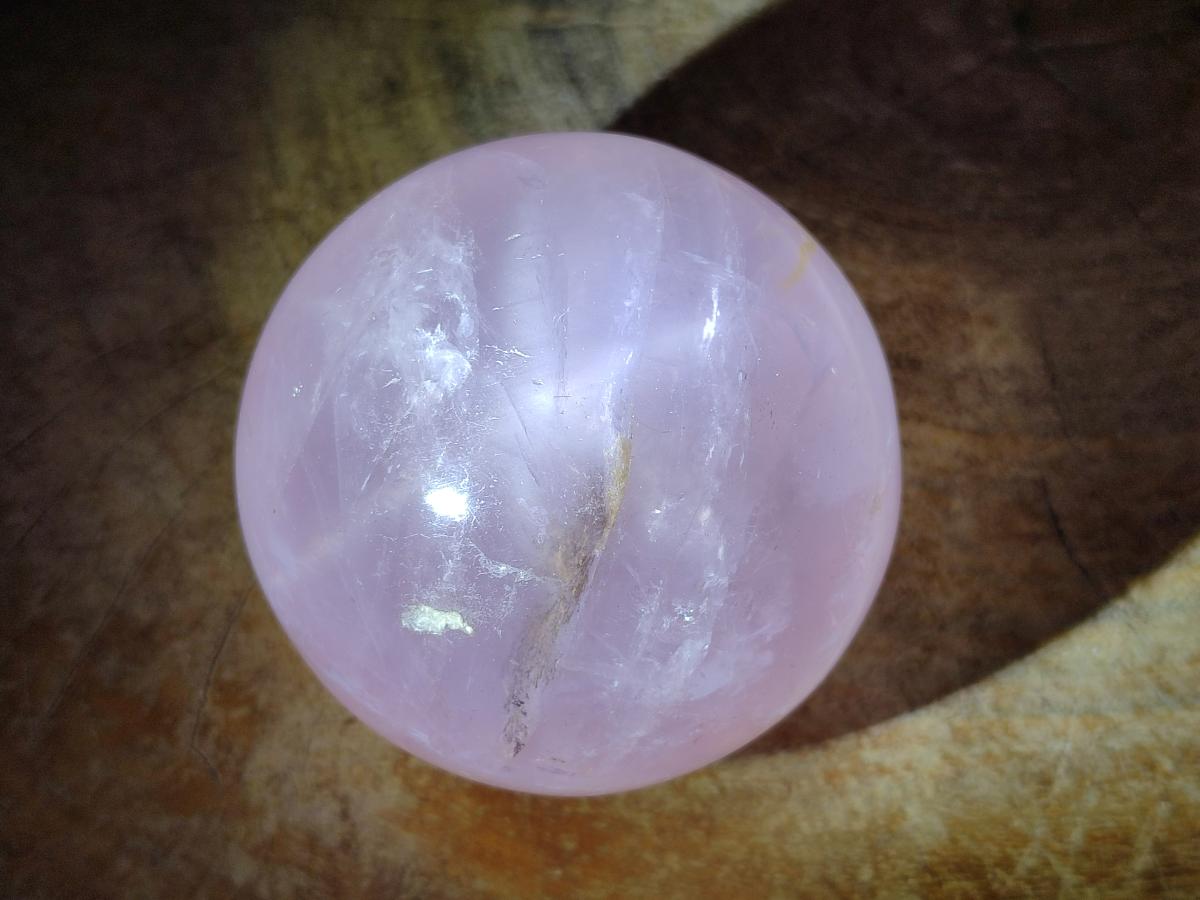 Polished Gemmy Star Rose Quartz Spheres x 2 From Madagascar - Toprock Gemstones and Minerals 