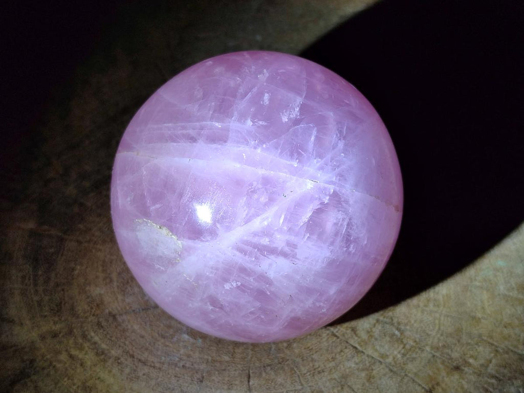 Polished Gemmy Star Rose Quartz Spheres x 2 From Madagascar - Toprock Gemstones and Minerals 