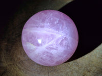 Polished Gemmy Star Rose Quartz Spheres x 2 From Madagascar