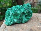 Natural Silky Malachite Specimens x 3 From Kasompe, Congo