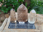 Polished Phantom Smokey Quartz Crystals x 13 From Madagascar