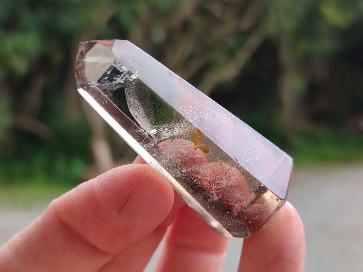 Polished Phantom Smokey Quartz Crystals x 13 From Madagascar