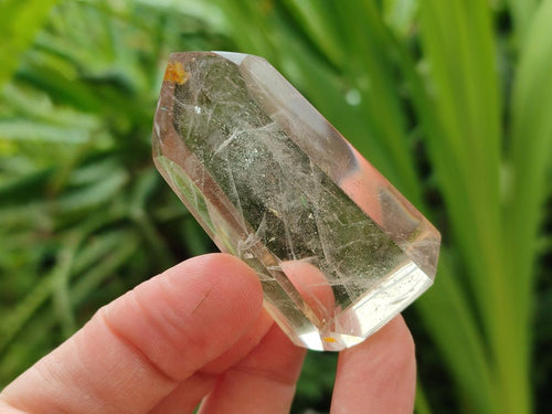 Polished Phantom Smokey Quartz Crystals x 13 From Madagascar - Toprock Gemstones and Minerals 