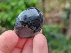 Polished Black Tourmaline Galets x 35 From Madagascar