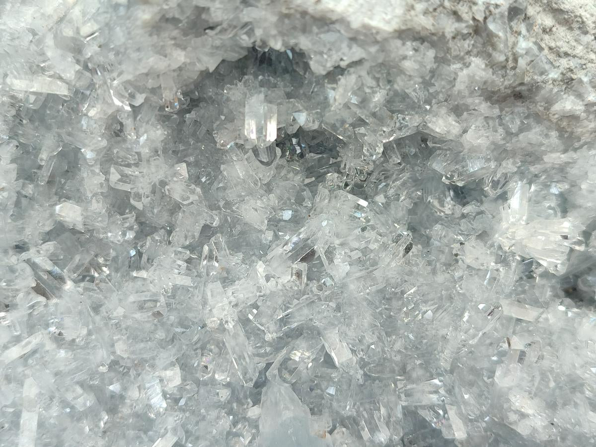 Natural Acicular Ice Blue Celestite Specimen x 1 From Sakoany, Madagascar - Toprock Gemstones and Minerals 