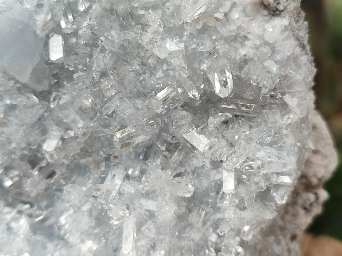 Natural Acicular Ice Blue Celestite Specimen x 1 From Sakoany, Madagascar