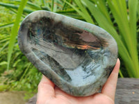 Polished Labradorite Bowls x 2 From Madagascar