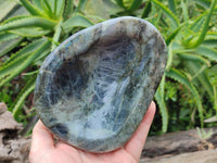 Polished Labradorite Bowls x 2 From Madagascar