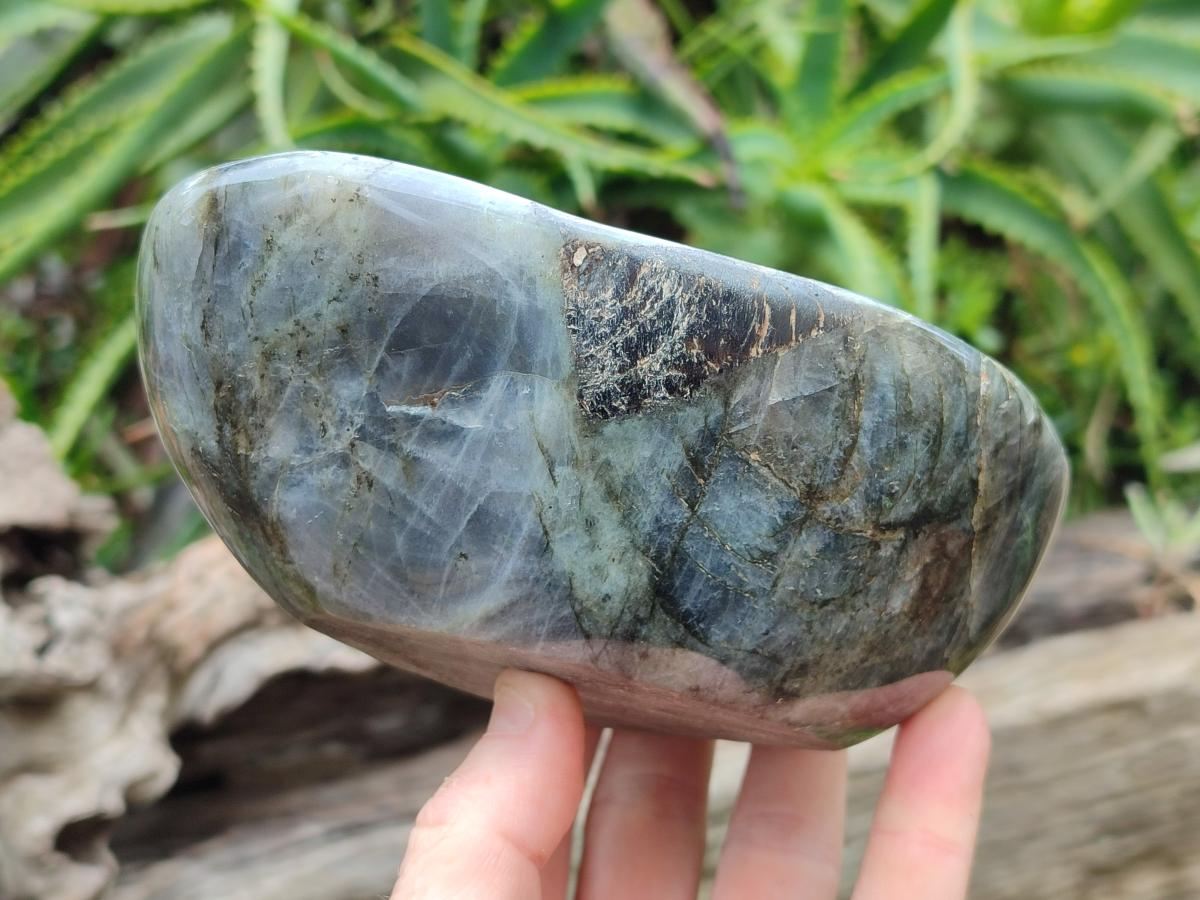 Polished Labradorite Bowls x 2 From Madagascar