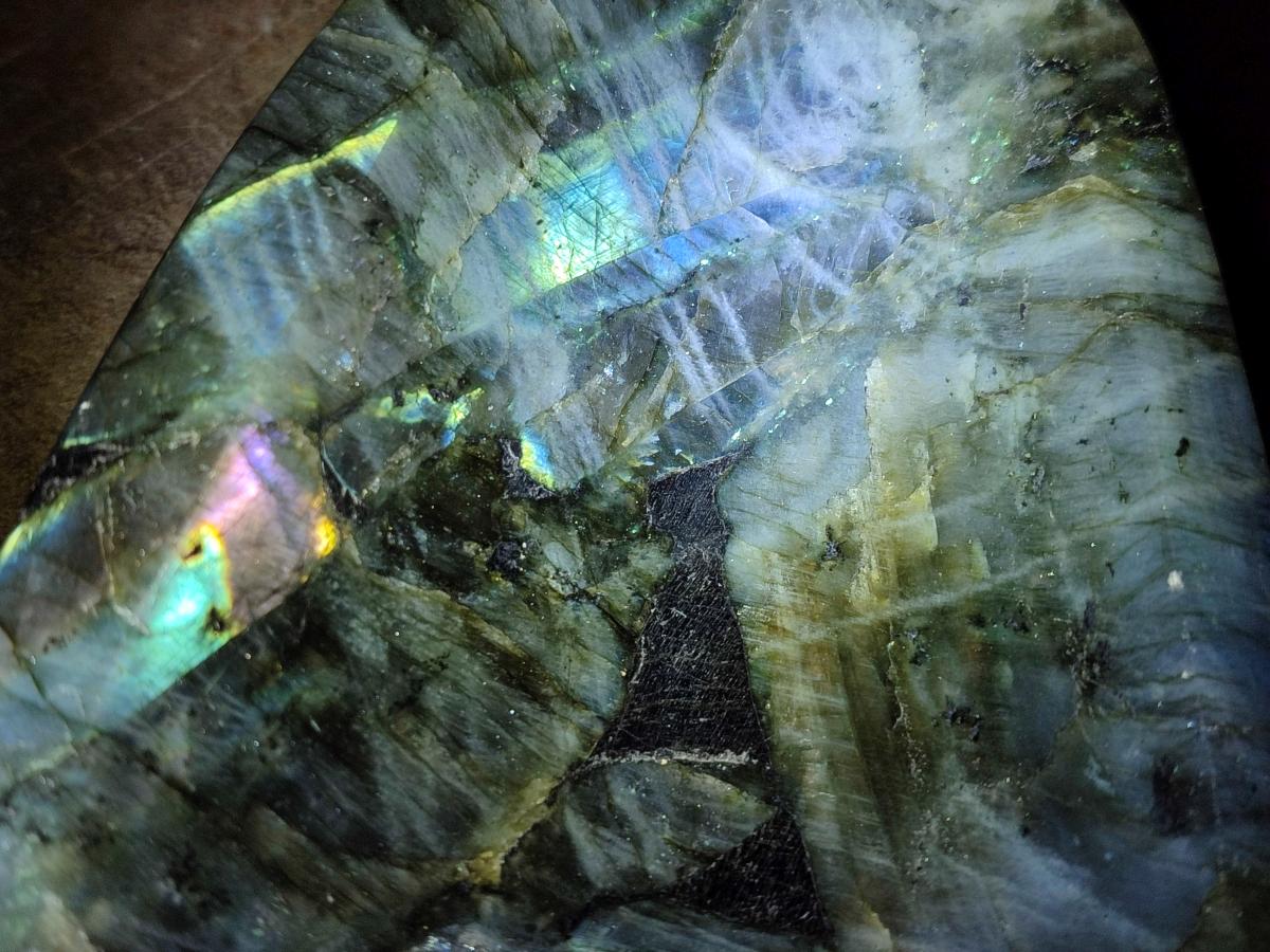 Polished Labradorite Bowls x 2 From Madagascar