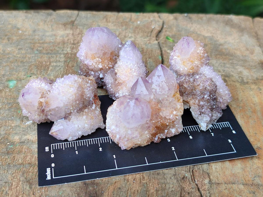 Natural Amethyst And Ametrine Spirit Clusters x 35 From Boekenhouthoek, South Africa