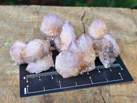 Natural Amethyst And Ametrine Spirit Clusters x 35 From Boekenhouthoek, South Africa