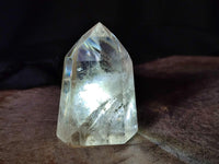 Polished Wispy Smokey Phantom Quartz Crystals x 12 From Akansobe, Madagascar