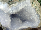Natural Blue Lace Agate Geode Specimens x 2 From Nsanje, Malawi