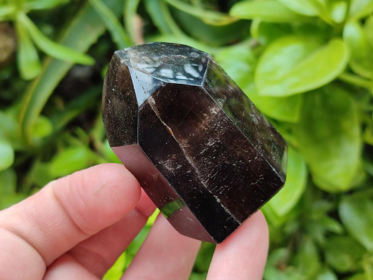 Polished Smokey Quartz Crystals x 12 From Madagascar