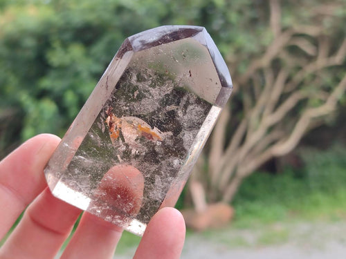 Polished Smokey Quartz Crystals x 12 From Madagascar