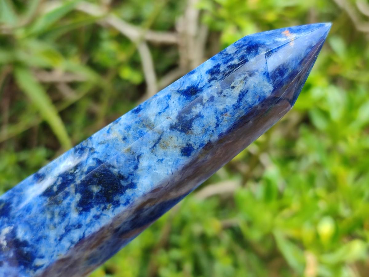 Polished Sodalite Display Crystals x 4 From Kunene River, Namibia