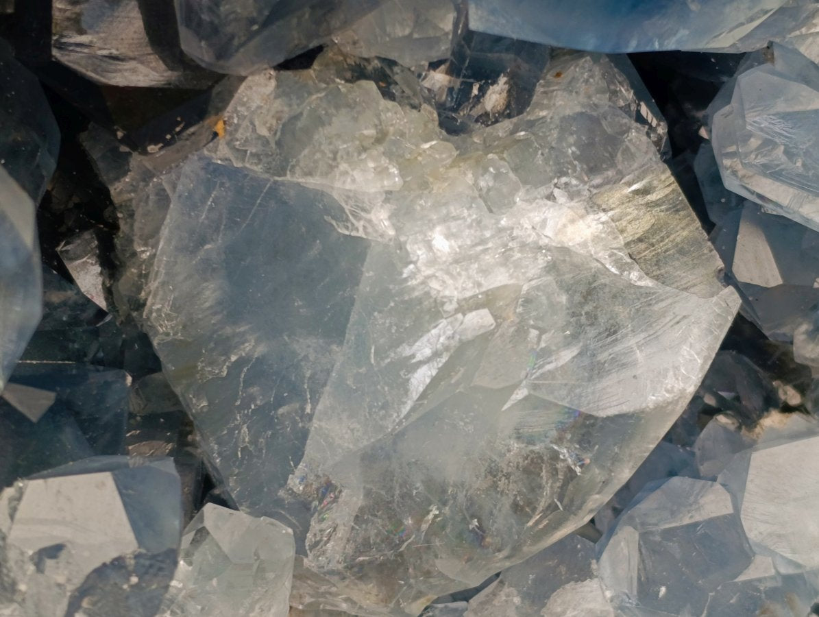 Natural XL Blue Celestite Geode Specimen x 1 From Sakoany, Madagascar