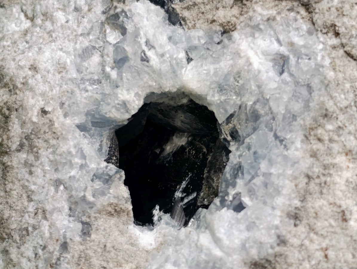 Natural XL Blue Celestite Geode Specimen x 1 From Sakoany, Madagascar