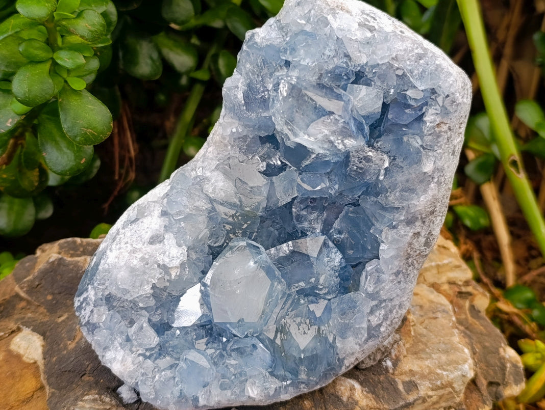 Natural Large Blue Celestite Specimen x 1 From Sakoany, Madagascar