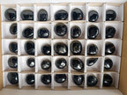 Polished Mini Black Tourmaline Free Forms x 35 From Madagascar