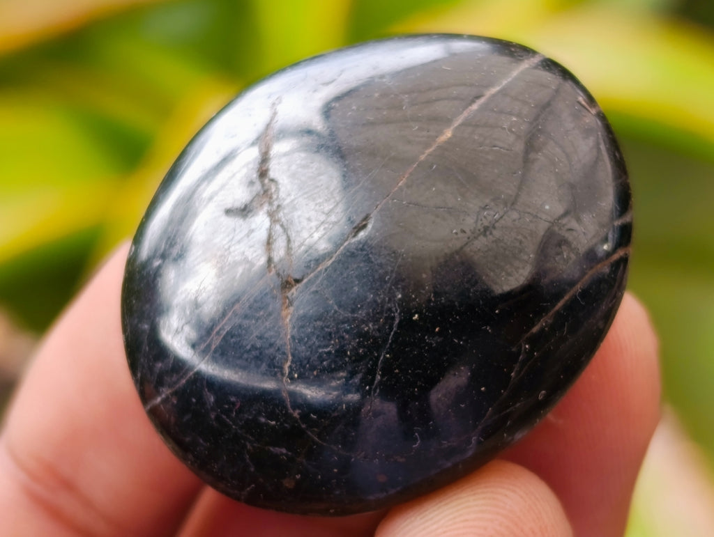 Polished Mini Black Tourmaline Free Forms x 35 From Madagascar