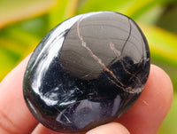 Polished Mini Black Tourmaline Free Forms x 35 From Madagascar