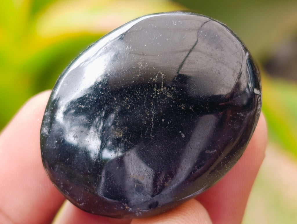 Polished Mini Black Tourmaline Free Forms x 35 From Madagascar