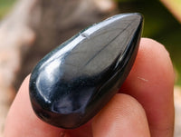 Polished Mini Black Tourmaline Free Forms x 35 From Madagascar