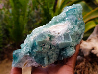 Natural Cubic Green Fluorite Cluster Specimens x 3 From Mandrosonoro, Madagascar