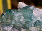 Natural Cubic Green Fluorite Cluster Specimens x 3 From Mandrosonoro, Madagascar