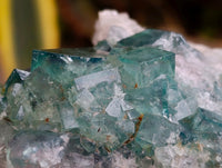 Natural Cubic Green Fluorite Cluster Specimens x 3 From Mandrosonoro, Madagascar