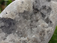 Polished Blue Celestite Gemstone Eggs x 3 From Sakoany, Madagascar