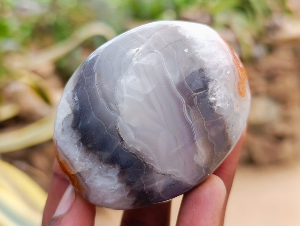 Polished Red Shashe River Agate Galets x 12 From Shashe River, Zimbabwe