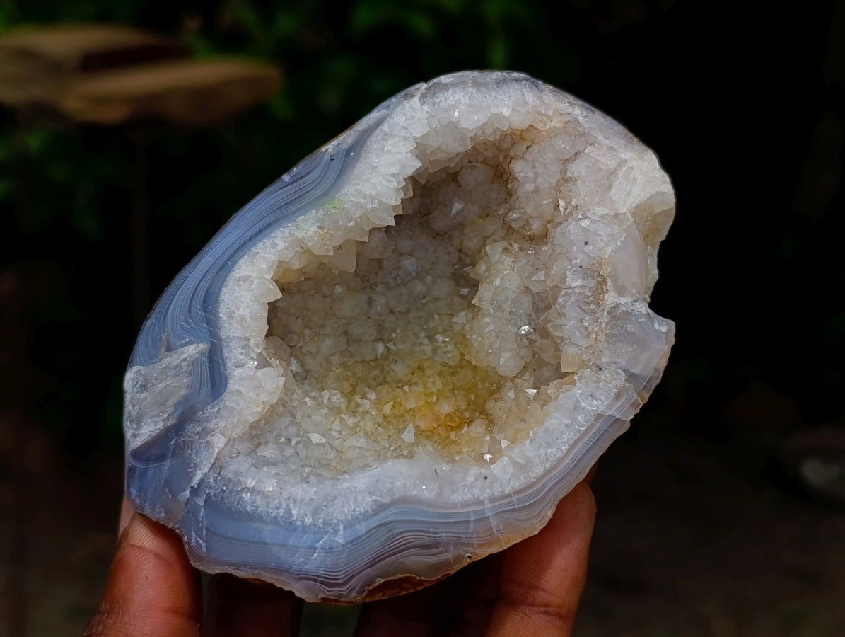 Polished Agate Amethyst Geodes x 6 From Maintirano, Madagascar