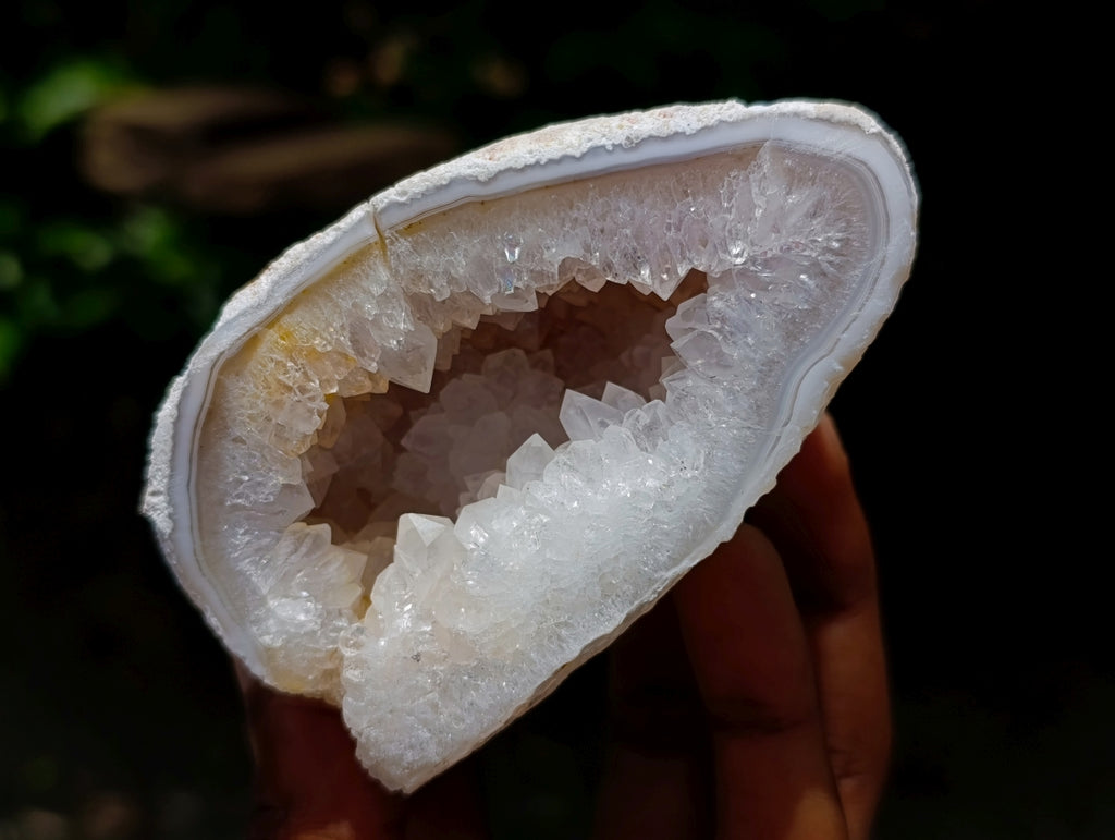 Polished Agate Amethyst Geodes x 6 From Maintirano, Madagascar