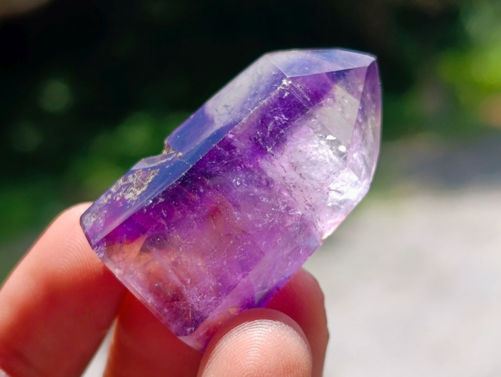 Polished Window Amethyst Crystals x 35 From Akansobe, Madagascar