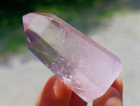 Polished Window Amethyst Crystals x 35 From Akansobe, Madagascar