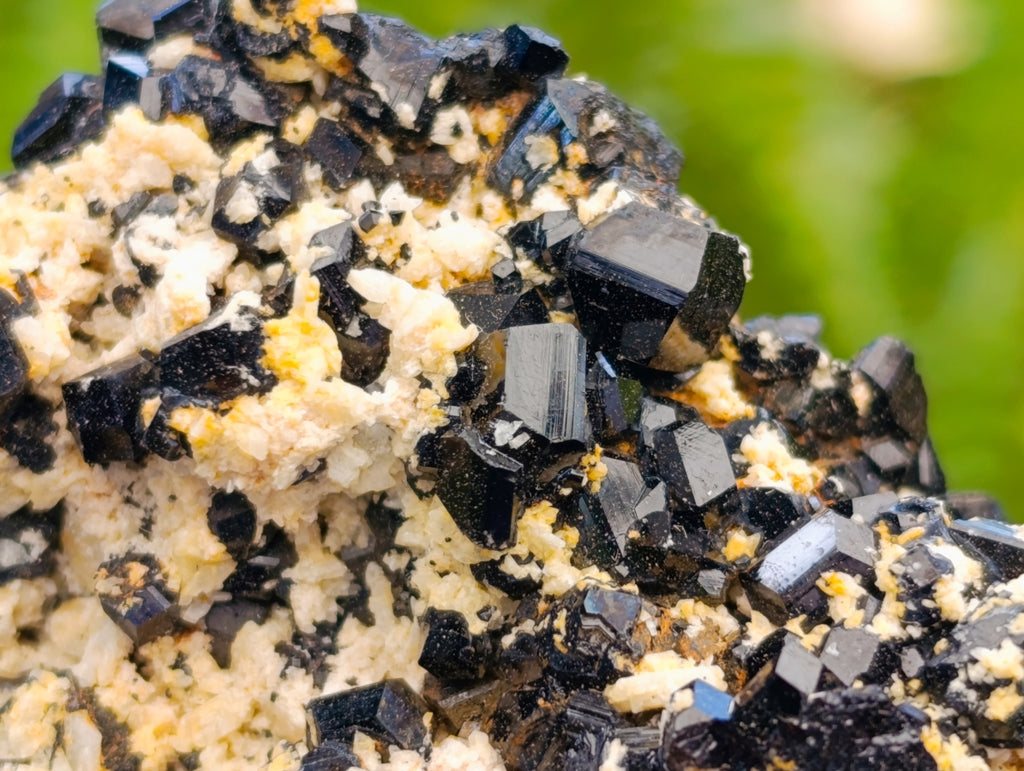 Natural Schorl Black Tourmaline With Orthoclase Specimens x 6 From Erongo, Namibia