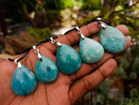 Hand Made Amazonite Mixed Shaped Pendants x 20 From Madagascar
