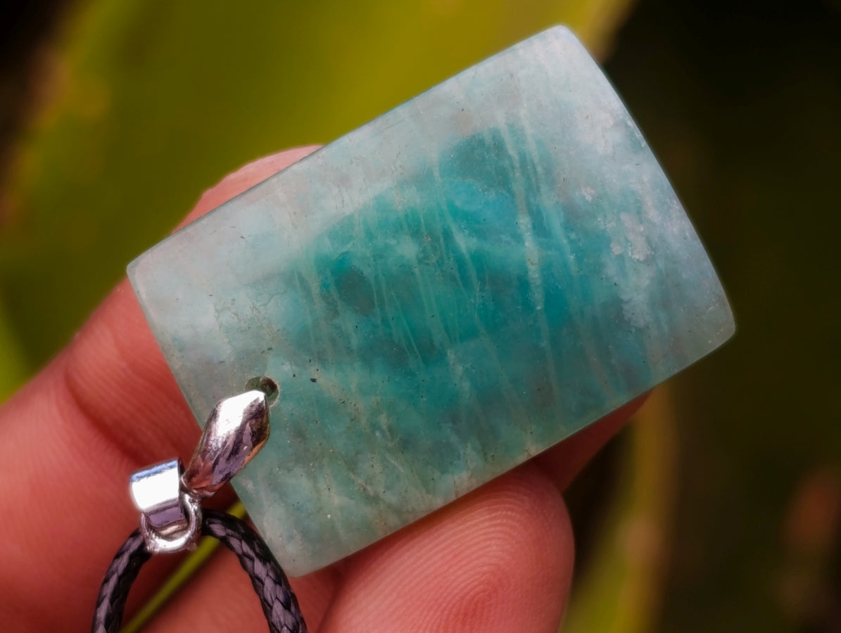 Hand Made Amazonite Mixed Shaped Pendants x 20 From Madagascar