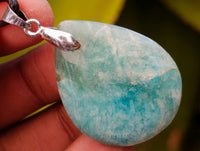 Hand Made Amazonite Mixed Shaped Pendants x 20 From Madagascar