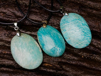 Hand Made Amazonite Mixed Shaped Pendants x 20 From Madagascar