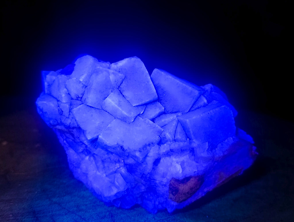 Natural Cubic Green Fluorite Cluster Specimens x 2 From Mandrosonoro, Madagascar