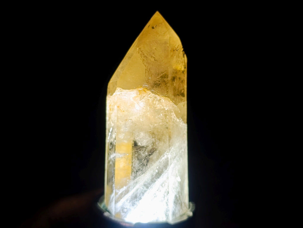 Polished Quartz Crystals With Inclusions x 12 From Madagascar