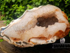 Polished XL Banded Agate with Crystalline Geode x 1 From Maintirano, Madagascar